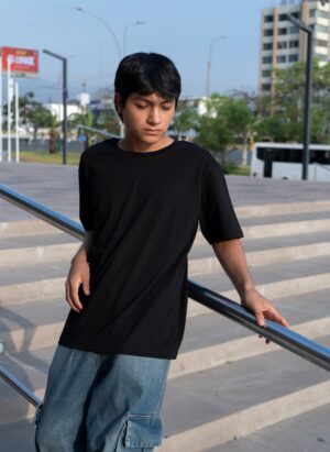 Polo Básico Hombre – Negro