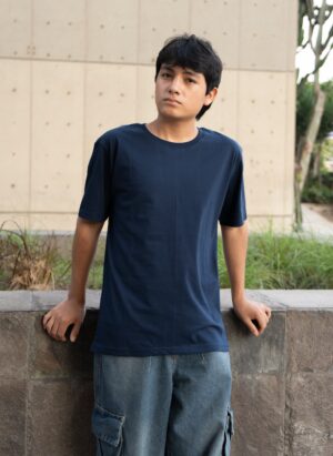 Polo Básico Hombre – Azul Noche