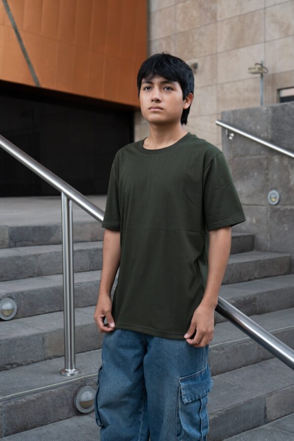 Polo Básico Hombre – Verde Militar - Imagen 2